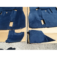 96 Mercedes R129 SL500 carpet, interior, floor, royal blue 1296801040 1296800940