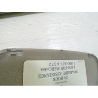 04 Mercedes R230 SL500 sunvisor, left 2308170320 alpaca gray