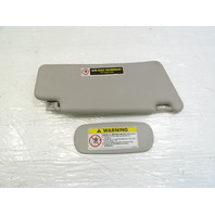 04 Mercedes R230 SL500 sunvisor, left 2308170320 alpaca gray
