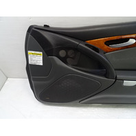 04 Mercedes R230 SL500 door panel, right, black/gray