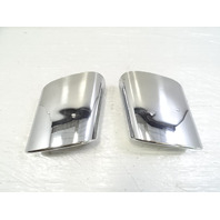04 Mercedes R230 SL500 exhaust tips, set, left and right OEM
