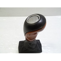 04 Mercedes R230 SL500 gear shift knob, black w/wood 2302671710