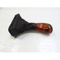 04 Mercedes R230 SL500 gear shift knob, black w/wood 2302671710