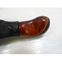 04 Mercedes R230 SL500 gear shift knob, black w/wood 2302671710