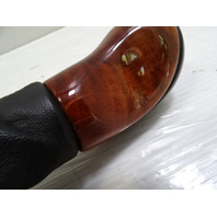 04 Mercedes R230 SL500 gear shift knob, black w/wood 2302671710