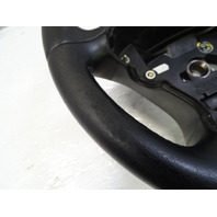 04 Mercedes R230 SL500 steering wheel, leather/wood, black