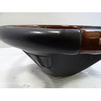 04 Mercedes R230 SL500 steering wheel, leather/wood, black