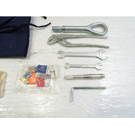 04 Mercedes R230 SL500 tool kit with tow hook