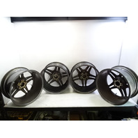04 Mercedes R230 SL500 wheels, set of 4, AMG style aftermarket, staggered, 8.5x18, 9.5x18 ET35
