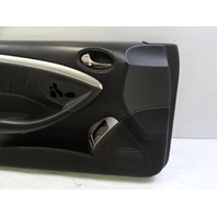 05 Mercedes W209 CLK55 door panel, left front, black, AMG