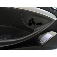 05 Mercedes W209 CLK55 door panel, left front, black, AMG
