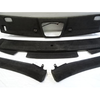 05 Mercedes W209 CLK55 trim set, convertible headliner, alcantara suede, black charcoal, AMG, 2096905025, 2096920100