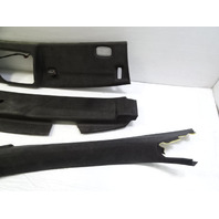 05 Mercedes W209 CLK55 trim set, convertible headliner, alcantara suede, black charcoal, AMG, 2096905025, 2096920100