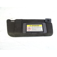 05 Mercedes W209 CLK55 sun visor, right, alcantara suede, black charcoal, AMG