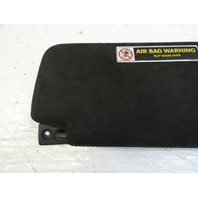 05 Mercedes W209 CLK55 sun visor, left, alcantara suede, black charcoal, AMG