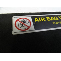 05 Mercedes W209 CLK55 sun visor, left, alcantara suede, black charcoal, AMG