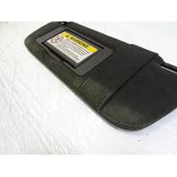 05 Mercedes W209 CLK55 sun visor, left, alcantara suede, black charcoal, AMG