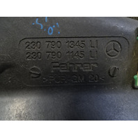 03 Mercedes R230 SL500 trim, interior rear pillar, left, 2307901345, alpaca gray