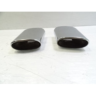 03 Mercedes R230 SL500 exhaust tips, set, left and right OEM