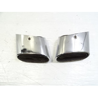 03 Mercedes R230 SL500 exhaust tips, set, left and right OEM