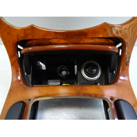 03 Mercedes R230 SL500 center console, wood trim, w/ashtray, 2306801539, walnut