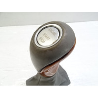 03 Mercedes R230 SL500 gear shift knob, gray, w/wood 2302671710