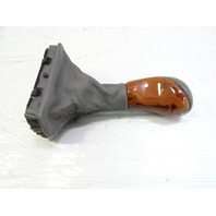 03 Mercedes R230 SL500 gear shift knob, gray, w/wood 2302671710