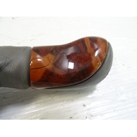 03 Mercedes R230 SL500 gear shift knob, gray, w/wood 2302671710