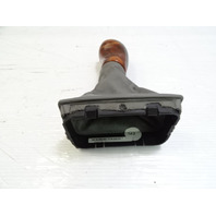 03 Mercedes R230 SL500 gear shift knob, gray, w/wood 2302671710