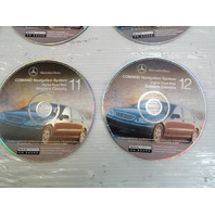 03 Mercedes R230 SL500 navigation CD set #1-12, Release 07/01, Q6460085