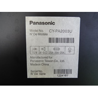 panasonic amplifier, 1200 watts, cy-pa2003u