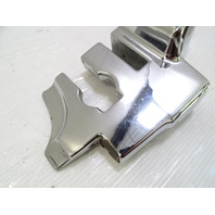 83 Mercedes R107 380SL trim, B pillar cover, right chrome 1076930435