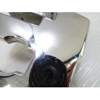 83 Mercedes R107 380SL trim, B pillar cover, right chrome 1076930435