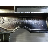 83 Mercedes R107 380SL trim, B pillar cover, right chrome 1076930435