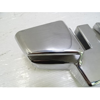 83 Mercedes R107 380SL trim, B pillar cover, left chrome 1076930335