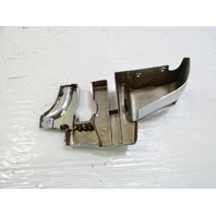 83 Mercedes R107 380SL trim, B pillar cover, left chrome 1076930335