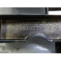 83 Mercedes R107 380SL trim, B pillar cover, left chrome 1076930335