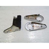 83 Mercedes R107 380SL trim set, seat hinge covers, 1079130528 1079131428
