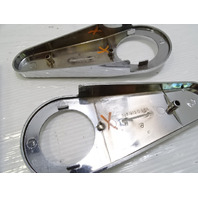 83 Mercedes R107 380SL trim set, seat hinge covers, 1079130528 1079131428