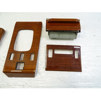 83 Mercedes R107 380SL wood trim set, center console, shifter ashtray zebrano