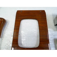 83 Mercedes R107 380SL wood trim set, center console, shifter ashtray zebrano