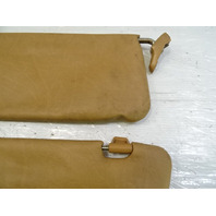83 Mercedes R107 380SL sunvisor set, left and right, palomino