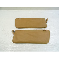 83 Mercedes R107 380SL sunvisor set, left and right, palomino