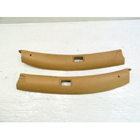 83 Mercedes R107 380SL trim set, interior, headliner sunvisor area, palomino