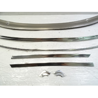 83 Mercedes R107 380SL trim set, windshield surround, chrome