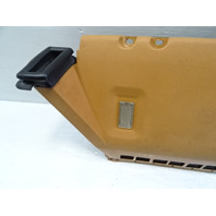 83 Mercedes R107 380SL trim, interior, lower dash kick panel, left, palomino, 1078303545