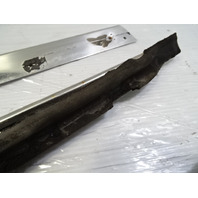83 Mercedes R107 380SL trim set, exterior, windshield side pillar, left, chrome LH