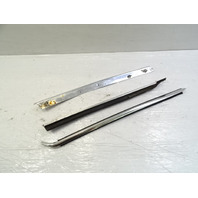 83 Mercedes R107 380SL trim set, exterior, windshield side pillar, left, chrome LH