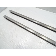 83 Mercedes R107 380SL trim set, rocker moulding, lower, chrome