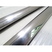 83 Mercedes R107 380SL trim set, rocker moulding, lower, chrome